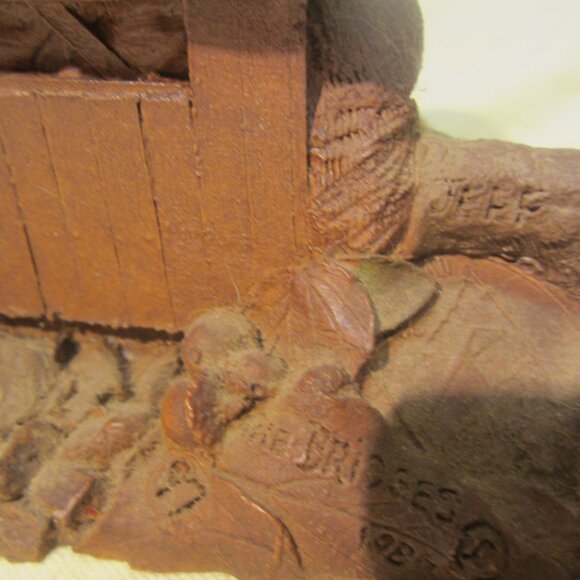 VTG 1986 TOM CLARK GNOMES, THE BRIDGE, LARGE FIGURE, VERY DETAILED - Picture 5 of 11